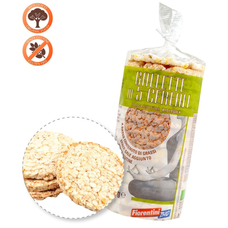 Gallette ai 5 Cereali Bio Fiorentini Alimentari gr.100