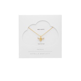 Estella Bartlett Bee Necklace Sparkle Wings