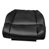 Zieichy Driver Side Bottom Replacement Microfiber Leather Seat Cover Black#ALX9