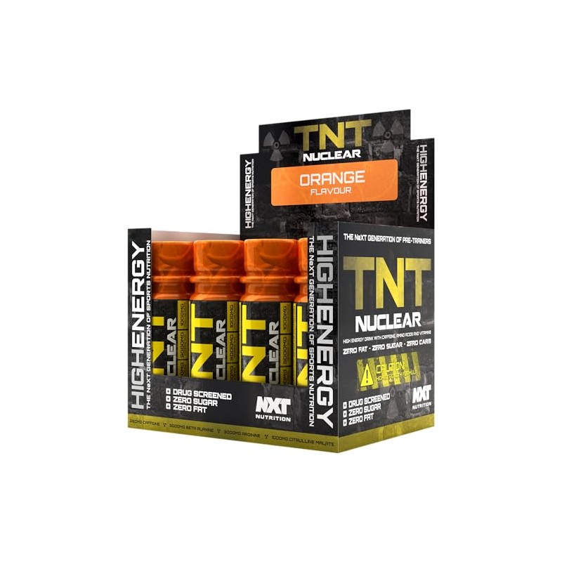 NXT Nutrition TNT Nuclear Shots - Pre Workout Drink 12