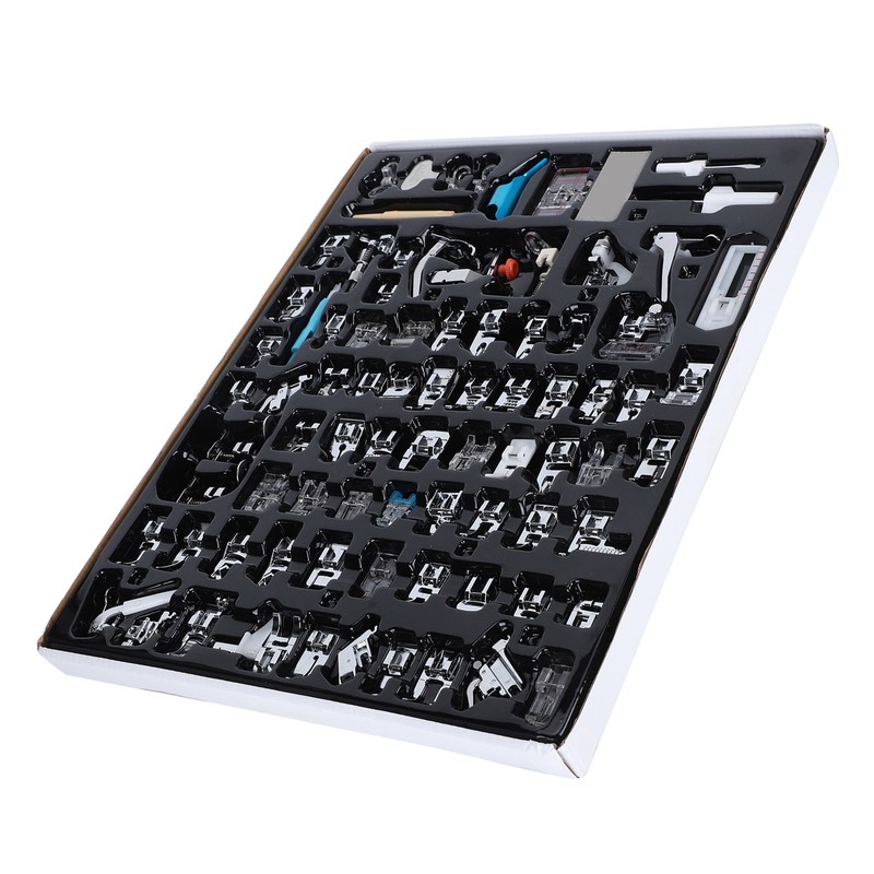 82Pcs Sewing Machine Presser Foot Set MultiFunction Specifications Accessories for