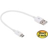 Short MicroUSB Cable Compatible with Your HTC EVO 4G LTE