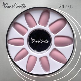 24 Pieces Long Full Face False Nails for Women Girls Fake Nails with Lace Embellished Tips Various Designs