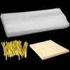 OFKPO 100 Ice Lolly Bags and Sticks, with 150 Twist