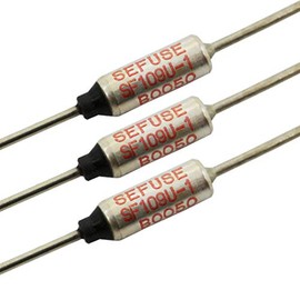 20Pcs New SF109U-1 Microtemp Thermal Fuse SF109U-1 Thermal Fuse Thermal Cut Out 113C Cutoff 113 Degree 110VAC /250VAC 15A Vigor_Source