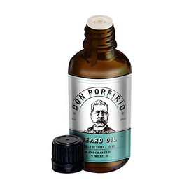 Don Porfirio: Tónico para mantenimiento y cuidado de la barba y bigote aroma herbal contenido 30ml