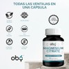 Citrato de Magnesio Puro | 120 Capsulas 630 mg |