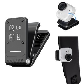 Insta360 Go Ultra Compatible Magnetic Quick Release Mount, Attaches to Hat or Backpack Strap, Adjustable Angle, Compact Design, Convenient to Carry, Supports Landscape and Portrait Shooting
