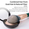 Natural Fibre and Goat Hair Make Up Brush Set Professional,