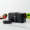 Restaurantware Bento Tek 40.5 Ounces Stackable Lunch Box 1 Reusable