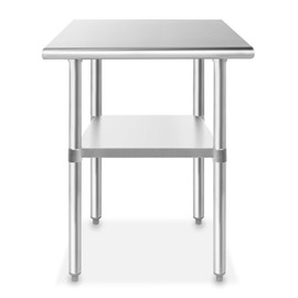 GRIDMANN NSF Stainless Steel Commercial Kitchen Prep & Work Table - 30 in. x 24 in.