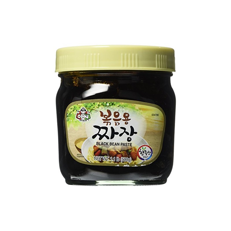 assi Black Bean Sauce, Jjajang, 1.1 Pound