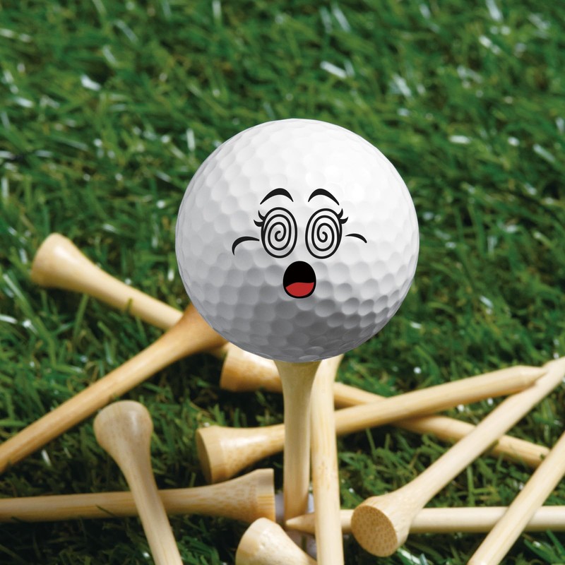PLIGREAT Funny Expressions Golf Ball Markers 32 Pcs Creative Pattern
