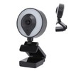 Webcam Full HD Computer Live Recording Touch Dimming Camera with