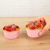 Panificio 3.5 Ounce Baking Cups, 50 Greaseproof Foil Cups -