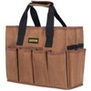 Tool Bag 16 oz. Waxed Canvas Tool Bag Large Capacity