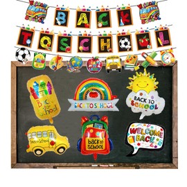 Back to School Decoration - Multicolor. | 3Pcs Back to School Banner, Welcome Back Decoration, Classroom Decor, Welcome Back to School Sign