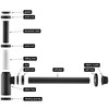 kelleria Universal Siphon for Sink and Washbasin, Odour Trap with