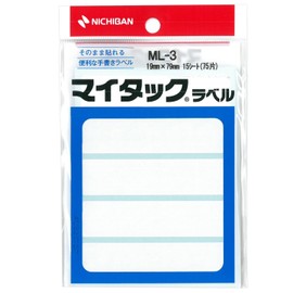 Nichiban ML-3 My Tack Label, 0.7 x 3.1 inches (19 x 79 mm)