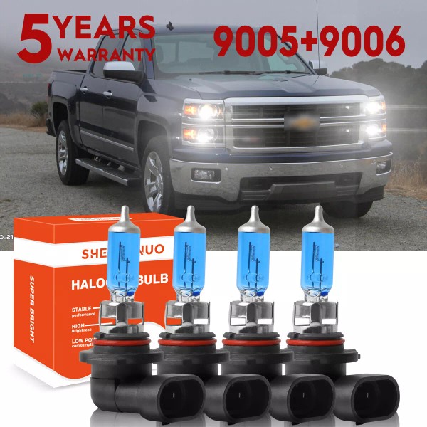 Unbranded For Chevy Silverado 1999-2002 Tahoe 2000-2006 100W Xenon Halogen
