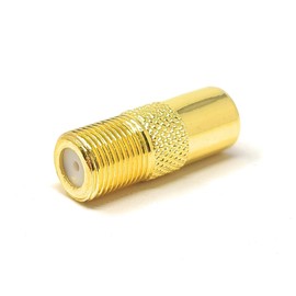 MainCore F Type Screw Connector Socket to RF Coax Aerial Male Adapter Converter for TV Satellite SKY Antenna