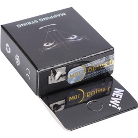 Hilo de Mapeo de Cejas, Herramienta de Medición de Cejas con Hilo de Microblading, Herramienta de Diseño Preentintado con Marcado Simétrico Preciso, Ideal para el Hogar o el Salón (BLACK)