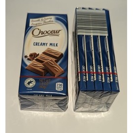 Choceur Creamy Milk Chocolate Smooth & Creamy European Chocolate Bars - 5 Bars x 1.4oz (40g)