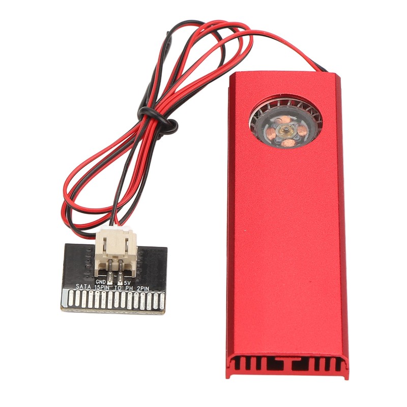M.2 NGFF NVME SSD Heatsink Quadruple Heat Dissipation 5V Fan
