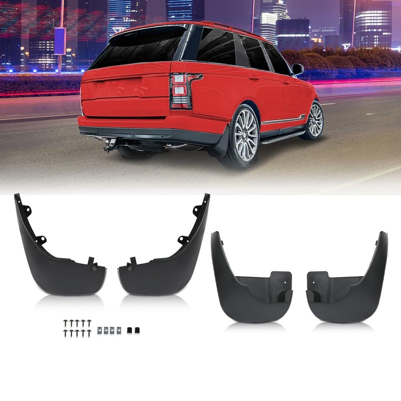 G-PLUS 4Pcs Splash Guard Mud Flaps Compatible with Land Rover