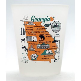 Georgia US State Series Collection Shot Glass