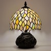 HWDFEI Small Tiffany Mushroom Table Lamp,Mini Memory Sympathy Antique lamp