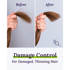 Keranique Shampoo for Dry, Damaged Hair - Keratin-Infused, Sulfate-Free, Anti-Hairfall Control, Deep Repair