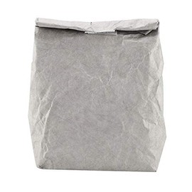 TOPINCN Lunch Bag Insulated Lunch Box Storage Kraft Paper for Women Men Outdoor Picnic(Gray)