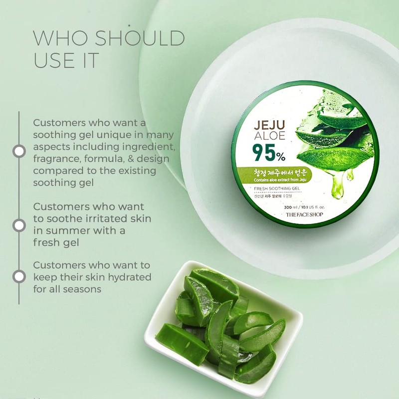 The Face Shop Jeju Aloe Fresh Soothing Gel 300 ml