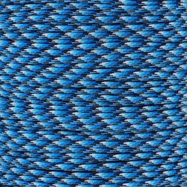 West Coast Paracord 50 Feet Type III 7 Strand Core 550 Paracord (Ocean Camo)