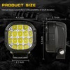 BIGLION.X 4 Inch Pair 160W Round LED Offroad Lights Super