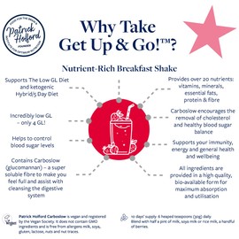 Patrick Holford Get Up and Go! Breakfast Shake: Whole Foods, Vitamins & Minerals