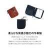 MASACCIO Genuine Leather Memo Pad Holder with Carabiner Memoholder (Brown)
