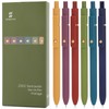Ddaowanx Gel Pens, 6 Pcs 0.5mm Quick Dry Black Ink