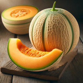 Seeds4planting - Seeds Cantaloupe Charente F1 Melon Summer Mix Hybrid Fruits Non GMO for Planting