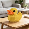 FUYOUSHUN Large Yellow Duck Building Block Set, Cute Mini Duck