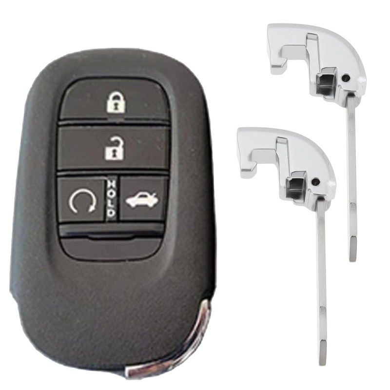 VGOL 2pcs Uncut Insert Emergency Key Blade Compatible with Honda