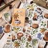Alideco 92 Pcs Stickers Flake Retro Coffee Reward Book Collage