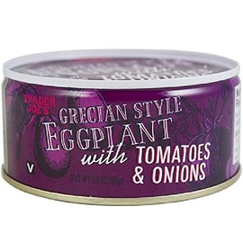 Trader Joe's Grecian Style Eggplant with Tomatoes & Onions 9.9 OZ (280g) - 2-Pack