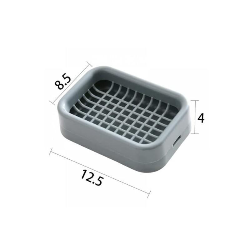 Soap Dish with Drain Bar, Soap Holder for Shower, Bathroom,