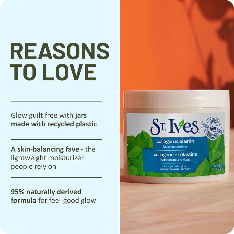St. Ives Renewing Collagen and Elastin Moisturizer for Unisex Moisturizer