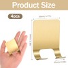 InnoHHustle - Soporte de acero inoxidable para afeitar, 4 piezas