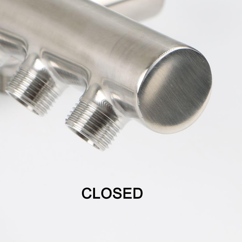 GOGOUP 3 Way Distribution Water Manifold Air Flow Pump Tubing