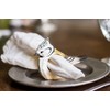 Wildlife Garden WG580 Napkin Ring Crested Tit - Hand Carved