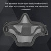 Half Face Guard Protective Steel Mesh Cool Design 54 to